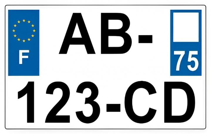 Plaques d'immatriculation Montpellier